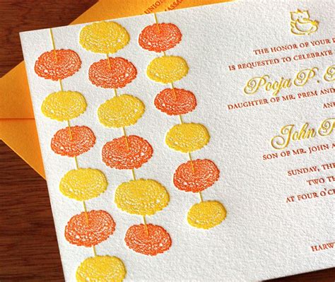 If you're looking for wording ideas for other functions (mehendi, haldi, sangeet, cocktail, welcome lunch, reception, etc), see this post and if you want only engagement invitation message ideas, go here. Fall 2014-Pantone Color Report: Misted Yellow | letterpress wedding invitation blog