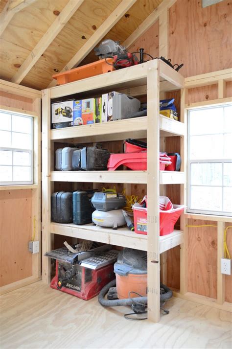 Any homeowner with average woodworking skill can do this project. 4 Shed Storage Ideas For Tons Of Added Function