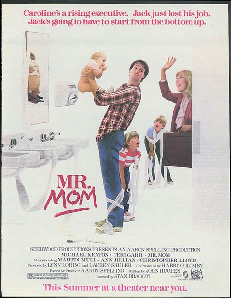 Michael Keaton Teri Garr Martin Mull In Mr Mom Movie Ad