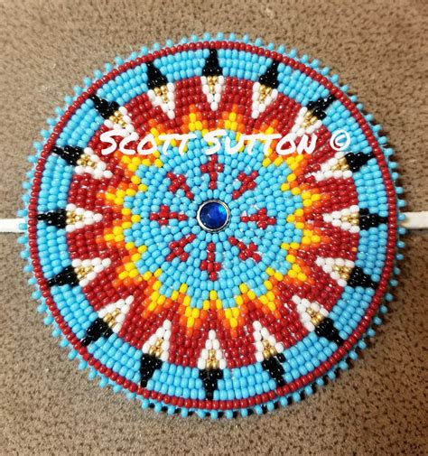 Medallion 3 14 Native Beading Patterns Native Beadwork Native American Beadwork