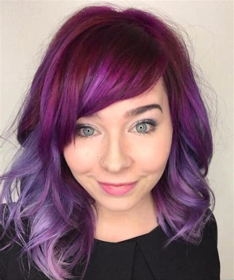 Fulfill Your Purple Dreams With These 50 Purple Ombre Hair