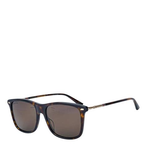 Unisex Brown Gucci Sunglasses 54mm Brandalley