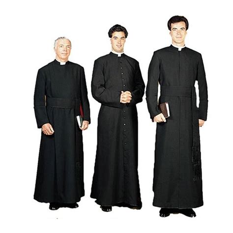 Cassock In Priest Outfit Priest Costume Religious Clothing