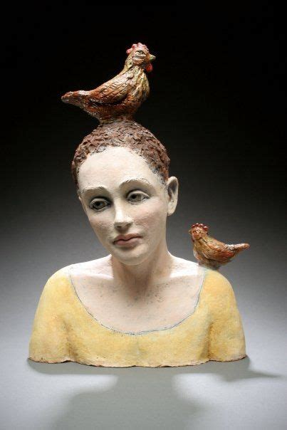 Anne Gregerson Ceramic Sculpture Figurative Figurative Sculpture