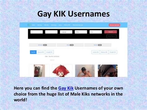 Kik Usernames For Guys