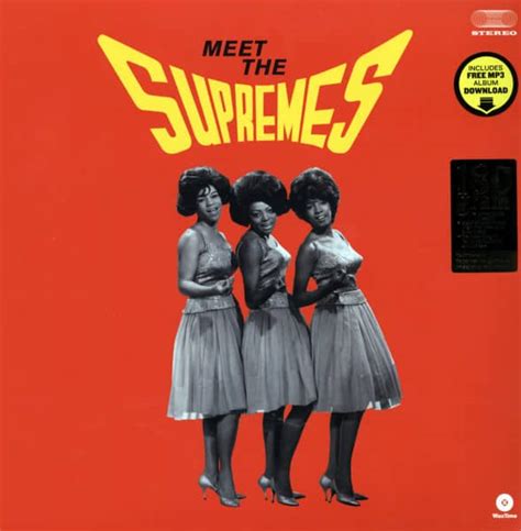 Supremes Lp Meet The Supremes 1962 Limited Edition 180g Bear