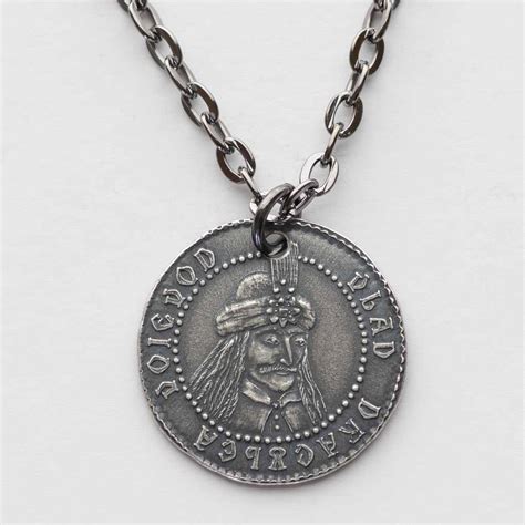 Vlad Dracula Silver Necklace Shire Post Mint