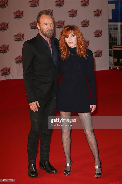Sting And Mylene Farmer Attend The17th Nrj Music Awards At Palais Des