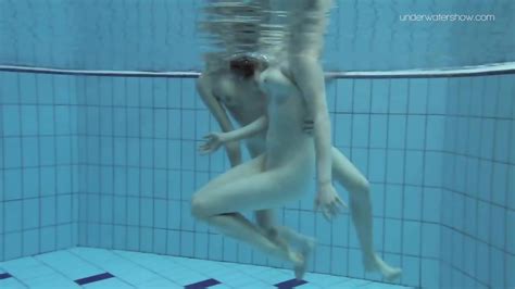 Hot Lesbian Show Underwater