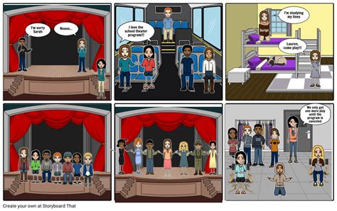 Theater Comic Storyboard By Mollyroseb