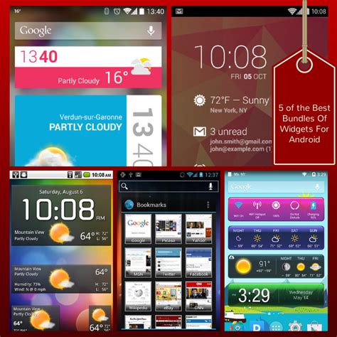5 Of The Best Bundles Of Widgets For Android Artofit