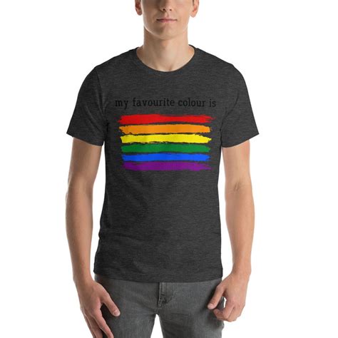 Camiseta Lgbt Camiseta Arco Iris Mi Color Favorito Es Etsy