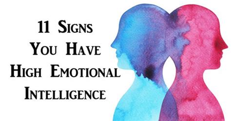 11 Signs You Have High Emotional Intelligence | High emotional ...