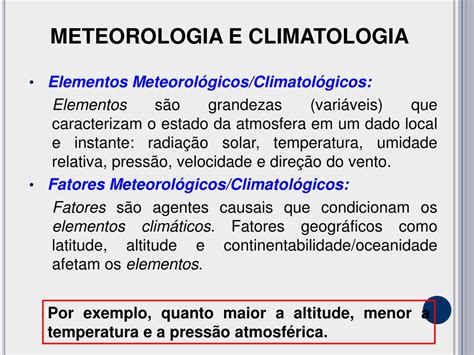 Ppt Cap Tulo Climatologia E Meteorologia Powerpoint Presentation