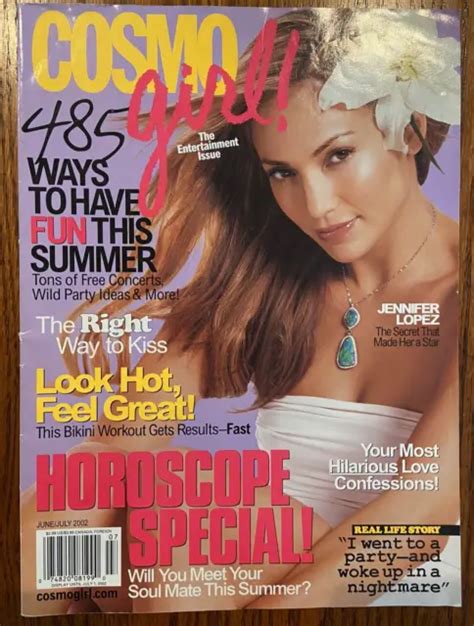 Cosmo Girl Magazine Actress Jennifer Lopez Junejuly 2002 1000 Picclick