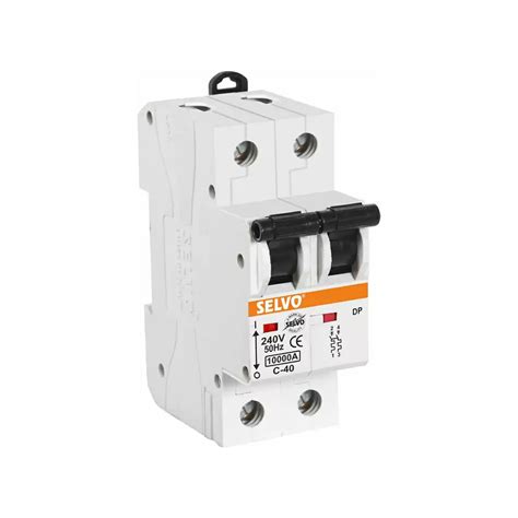 Buy Selvo C 40 Amp Double Pole Mcb Gseldpc12023 White Online At Best