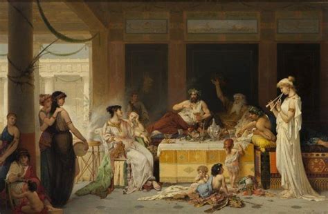Roman Banquet By Pierre Olivier Joseph Coomans Romantic Art Art Art
