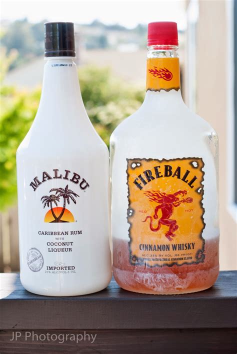 Malibu is a coconut flavored liqueur, made with caribbean rum, and possessing an alcohol content by volume of 21.0 % (42 proof). Sun Burn - A Year of Cocktails