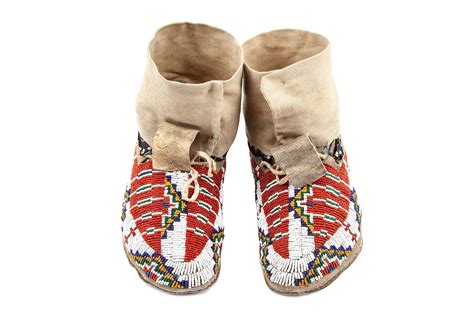Native American Beaded Moccasins Witherells Auction House
