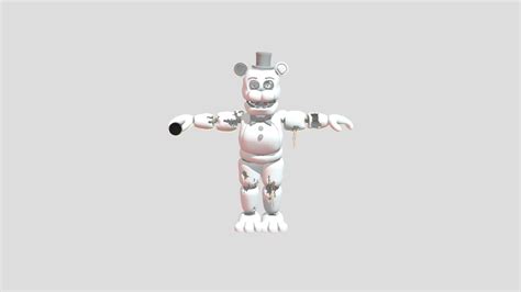 Withered Freddy Fazbearremaster Download Free 3d Model By
