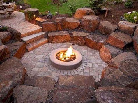 31 Fabulous Stone Fire Pit Design And Decor Ideas Fire Pit