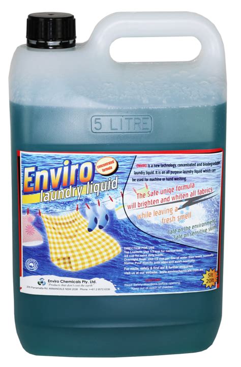 Enviro Laundry Liquid Enviro Chemicals And Cleaning Supplies