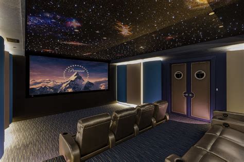 South Florida Oceanfront Mansion Contemporary Home Theater New