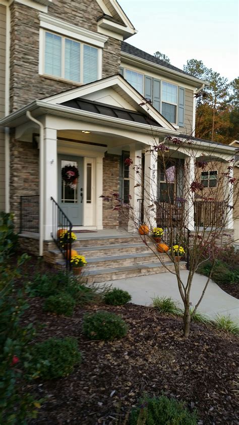 New Home Landscaping Completed In Durham Home Landscaping Hardscape