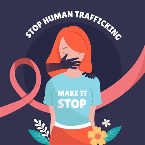 help prevent human trafficking and protect human rights 1593258 vector art at vecteezy