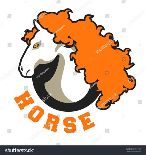 Horse Head Sign Stock Vector Royalty Free 578961700 Shutterstock