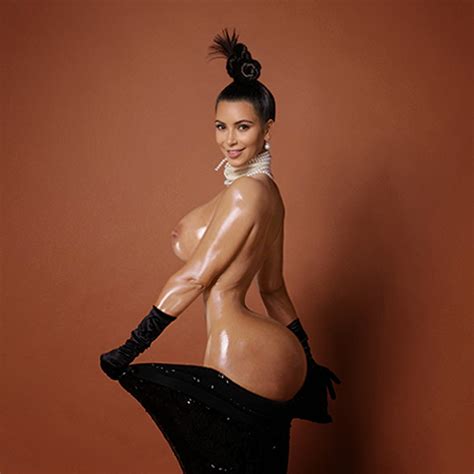 Beauty Celebrity Kim Kardashian Nude Paper Magazine Cover Show Big Boobs Ass And Shaved Pussy X Hq