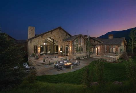 Wyoming Mountain Home Created By Kam Designs As A Perfect Blend Of