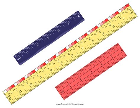 Ruler Inches Free Printable