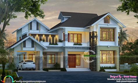 4 Bedroom 2850 Sq Ft Modern House Kerala Home Design