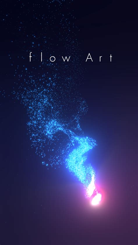 Flow Art 4d Particles Ios App 変化 ゲーム