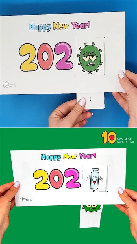 2021 New Year Craft Video Preschool Crafts New Years Crafts Easy