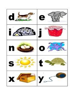 kindergarten alphabet chart  kelli jos teachers pay teachers