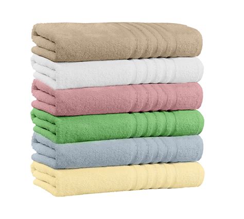 100 Cotton 5 Pack Bath Towel Sets Extra Plush And Absorbent Over Sized