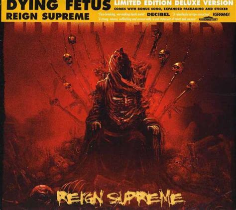 Dying Fetus Reign Supreme Limited Deluxe Edition Cd Jpc