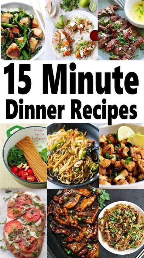 15 Minute Meals Dinners Fast Dinners Cheap Dinners Yummy Dinners 15