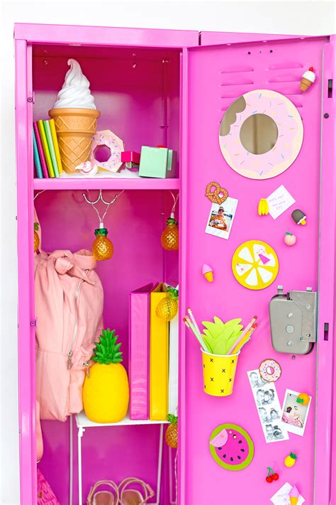 Colorful Diy Locker Decoration Ideas