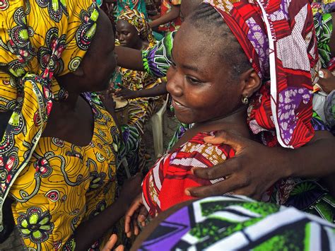 That Amazing Moment When 82 Chibok Girls And Families Reunited Goats And Soda Npr