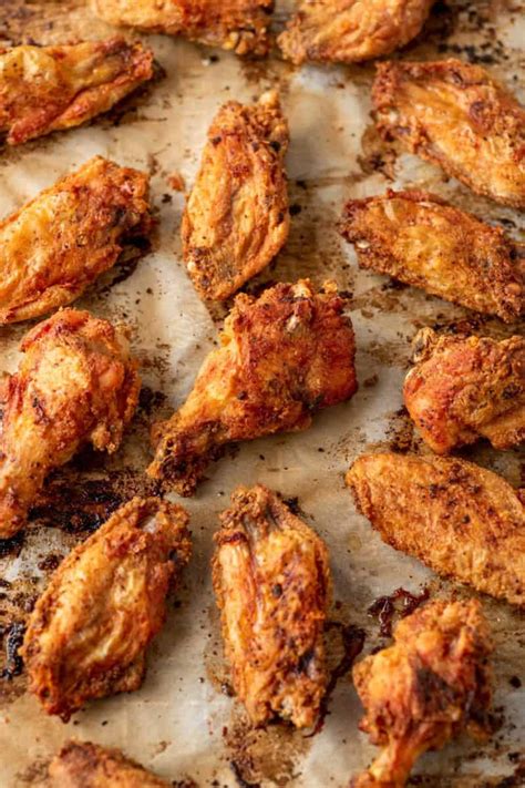 crispy oven baked chicken wings recipe [ video] dr davinah s eats