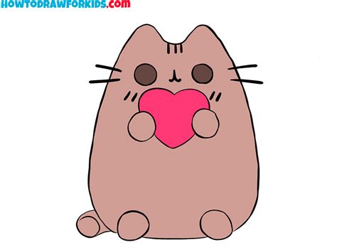 How To Draw Pusheen Easy Drawing Tutorial For Kids