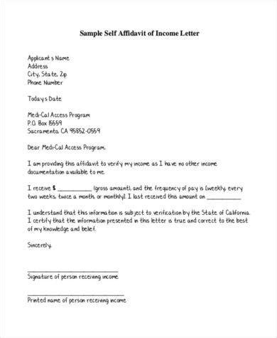 proof  income letter examples  examples