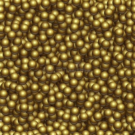 Golden Balls Background Vector Realistic Golden Ball Texture Stock