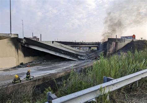 Detour Established Around I 95 After Section Of Interstate In