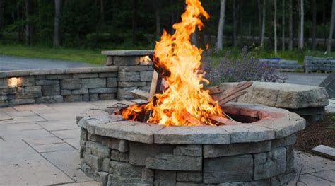 Outdoor Fire Pits How Much Does A Stone Fire Pit Cost Masseo