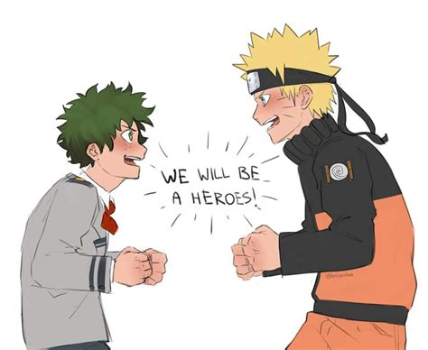 Midoriya X Naruto Fanart Boku No Hero Academia Amino