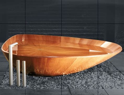 25 Amazing Bathrooms With Wooden Bathtub